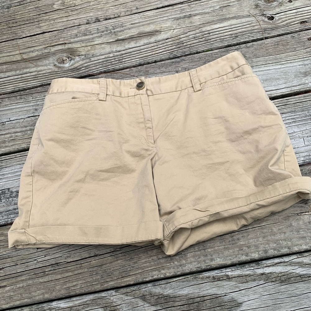 Lands End Khaki Shorts